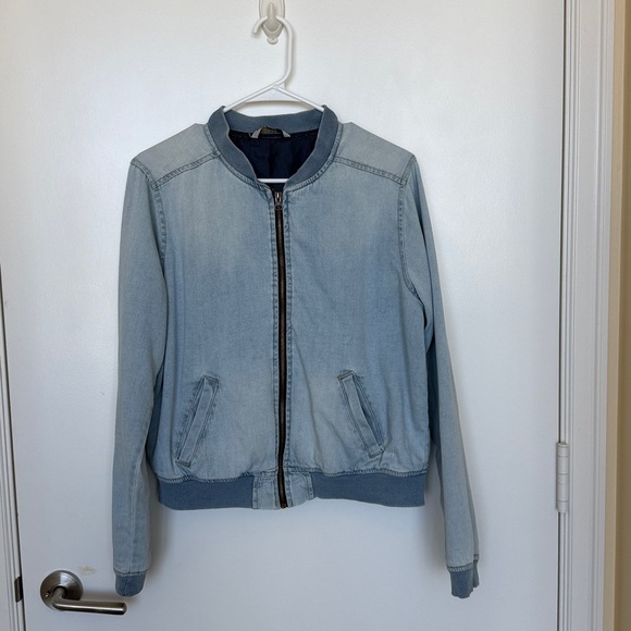 Highway Jeans Bomber Jacket size Large - Picture 1 of 7